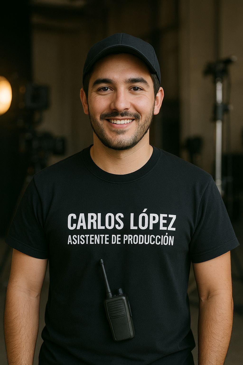Carlos López, asistente de producción